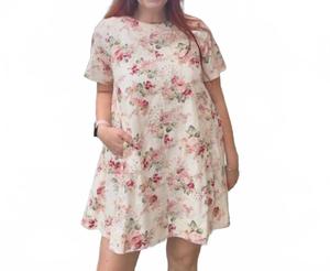 Цветущий луг кружевное платье-трапеция в мультиколоре Entro