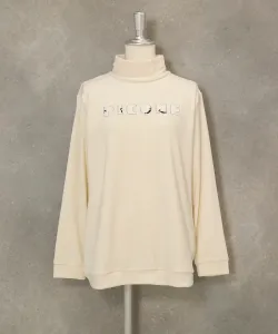 Пуловер с начесом и аппликацией логотипа Studio Picone, цвет White(090)