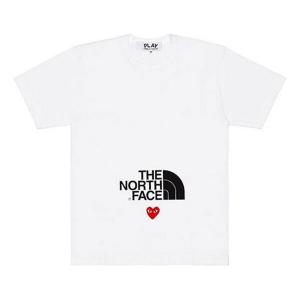 Футболка x the north face play together tee Comme Des Garcons Play, белый