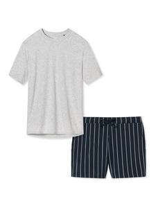 Ночное белье Schiesser, цвет blau gestreift/grau