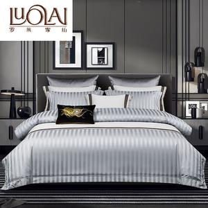 LUOLAI HOME Простыня 180x220 см, для одеяла 220x240 см, цвет серебристо-серый
