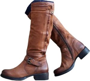 Женские ковбойские сапоги Ladmiple для широкой стопы, сапоги до колена, ковбойские сапоги с массивным каблуком, западные сапоги для верховой езды и свадьбы, Khaki