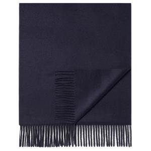 Ermenegildo Zegna Шарф с бахромой Zegna Oasi, Midnight Blue