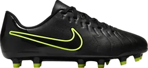 Кроссовки Tiempo Legend 10 Club MG GS 'Black Volt', черный