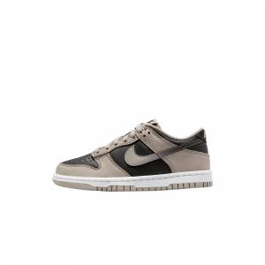 Nike Dunk Low детские повседневные кроссовки Preppy Gray White Black для подростков