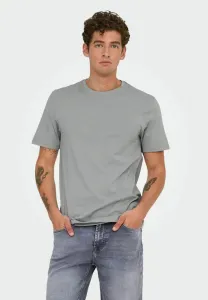 Базовая футболка onsmax Only & Sons, Ultimate Grey