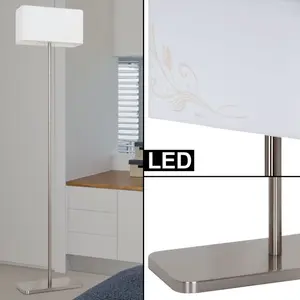 Торшер Etc-shop, серебряный