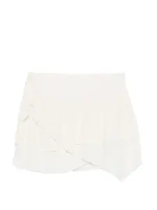 Пышная и плиссированная юбка Marant Étoile, бежевый