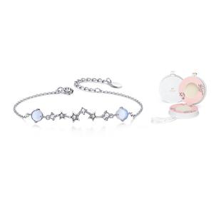 KADER Серебряный браслет S925 для женщин серебристо-белый