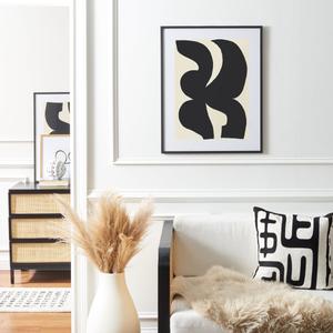 Картина Safavieh Poet's Pen, слоновая кость / черный