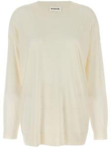 Свитер с круглым вырезом P.A.R.O.S.H., белый