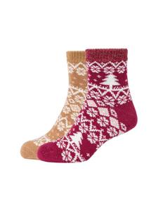 Camano Носки светло-коричневые, красные