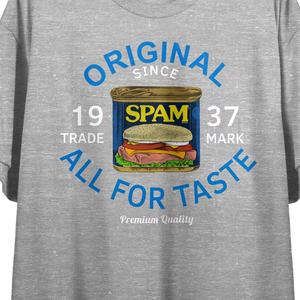 Укороченная футболка с рисунком Juniors' Spam Original Licensed Character