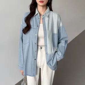 Джинсовая куртка Cocomomo, цвет Light Blue