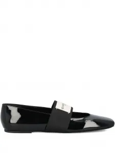 Балетки с ремешком из лаковой кожи Givenchy, черный