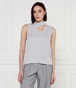 Блуза Patrizia Pepe Regular Fit, серый