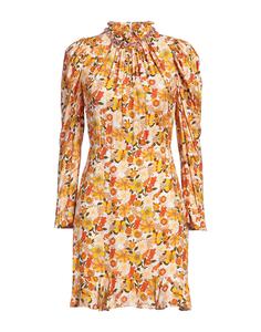 Мини-платье Sandro, оранжевый