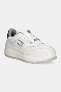 Кроссовки TJW Retro Basket Flatplatform Metal Tommy Jeans, белый