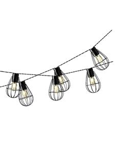 Marelida Светодиодная гирлянда на солнечных батареях, черная - длина: 1,5 м