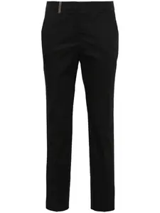 Укороченные брюки узкого кроя Peserico, черный