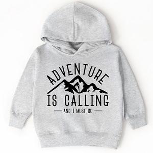 Толстовка toddler adventure is calling and i must go The Juniper Shop, Heather Grey