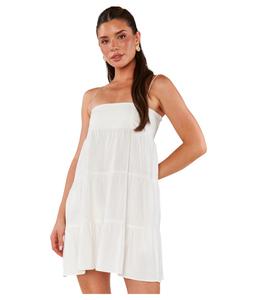 Платье Show Me Your Mumu Ooo Mini Dress, White Linen