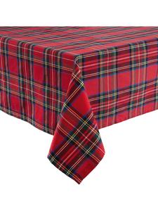 Erwin Müller Скатерть из смесовой хлопчатобумажной ткани красного цвета