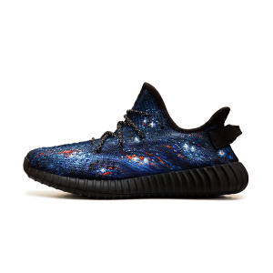 Кроссовки adidas originals Yeezy Boost 350 V2 Lifestyle Shoes Unisex Low-top Blue, черный/синий