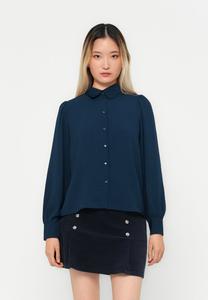 Блуза JDY JDYDIVYA LIFE PUFF, Total Eclipse/Dark Blue