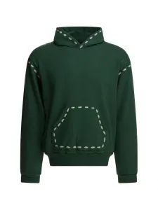 Худи в горошек Kapital, зеленый