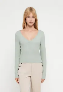 Топ с длинными рукавами и v-образным вырезом от onlbetty life Only, Jadeite