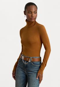 Джемпер Lauren Ralph Lauren SILK-BLEND TURTLENECK SWEATER, Cinnamon Bark/Mottled Apricot