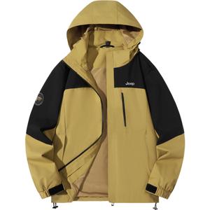Jeep Ветрозащитная термо куртка унисекс, Earth Yellow[Single Clip]
