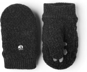 Рукавица Hestra Juniors Paw (Молодежь 4-13 лет) I, утепленная, зимняя варежка, Charocoal