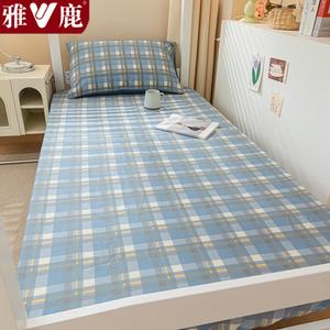 Yalu Простыня на резинке 150х200 см, 100% хлопок, цвет Simple-Blue