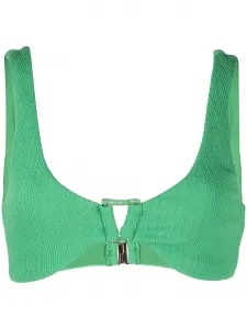 Фактурный лиф бикини Astrid Simkhai, зеленый