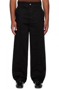 Джинсы Maxi Barrel Workwear Lemaire, черный