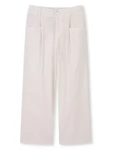 Брюки широкого кроя Kenzo Kids, нейтральный