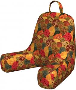 Наволочка для подушки для чтения Ambesonne «Осень», с изображением деревьев в лесу мандаринового оттенка, мягкая, без наполнителя, размер S, разноцветная., Multicolor