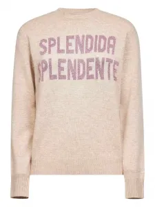 Джемпер с жаккардовым узором и круглым вырезом Mc2 Saint Barth, нейтральный