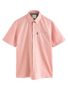 Рубашка на пуговицах классического кроя Next, розовый