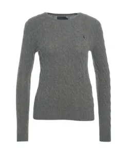 Свитер крупной вязки Polo Ralph Lauren, серый