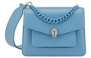 BVLGARI Сумка Serpenti Forever из ягненка на цепочке