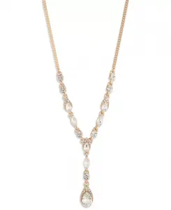 Ожерелье с кристаллом грушевидной формы золотистого оттенка Givenchy, gold
