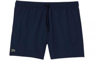 Плавательные шорты с завязками и нашивкой-логотипом LACOSTE, синий