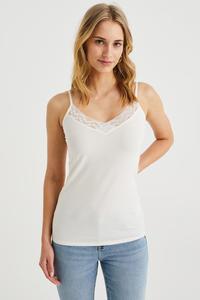 Топ SINGLET VAN MET WE Fashion, цвет white