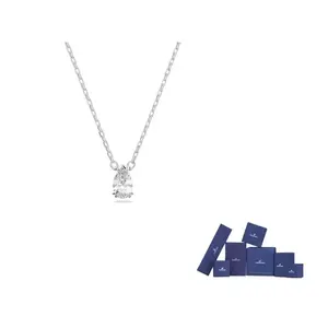 Стилла с родиевым покрытием ожерелье для женщин Swarovski