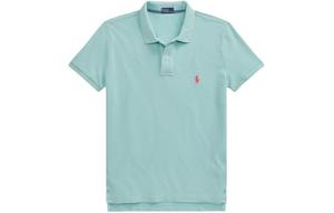 Поло с вышивкой пони Pony Polo Ralph Lauren, светло-голубой