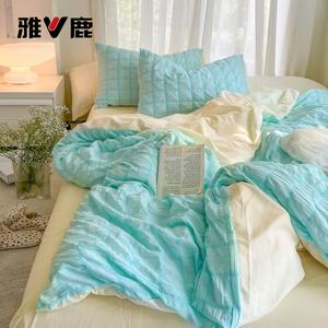 Yalu Комплект постельного белья 1,2 м, 3 предмета, пододеяльник 150x200 см