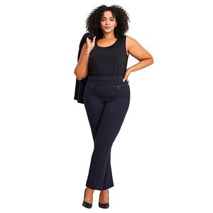 Женские брюки plus size super stretch zip Avenue, Navy